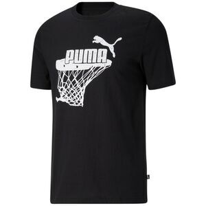Puma All Net Mens Basketball Crewneck Graphic T-Shirt Size M